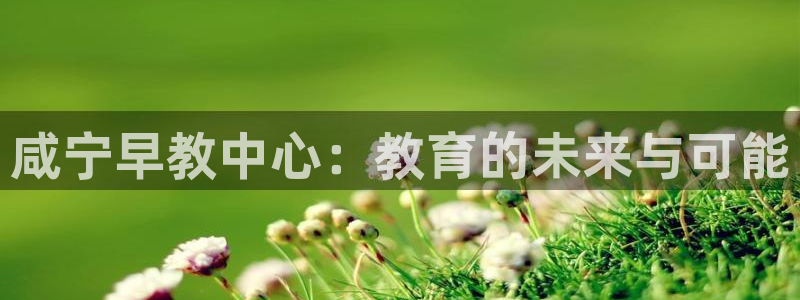威九国际78mb下：咸宁早教中心：教育的未来与可能