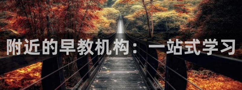 威九国际ft：附近的早教机构：一站式学习