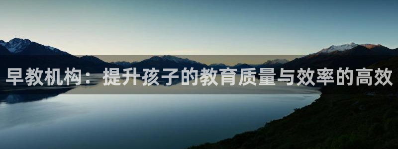 威九国际清砖码头在哪：早教机构：提升孩子的教育质量与效率的高效