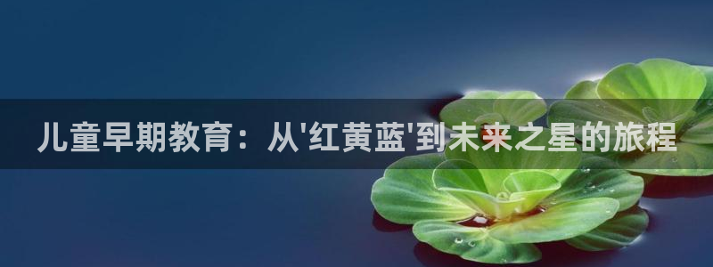 威九国际网站入口&rdpuo：儿童早期教育：从\'红黄蓝\'到未来之星的旅程