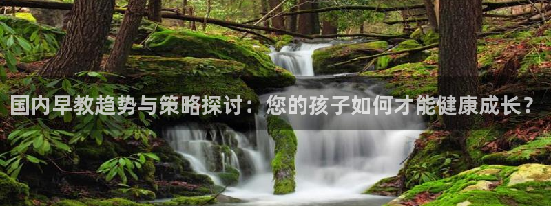 威九国际78app：国内早教趋势与策略探讨：您的孩子如何才能健康成长？