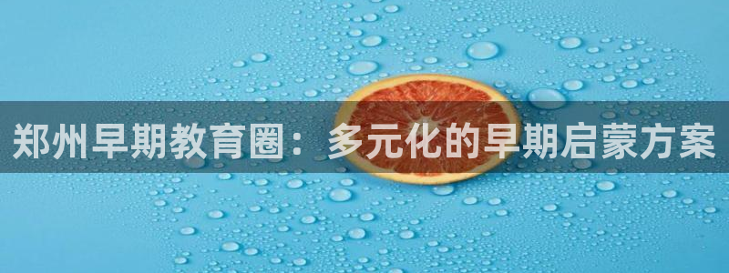威九国际66m66m电影:郑州早期教育圈:多元化的早期启蒙方案