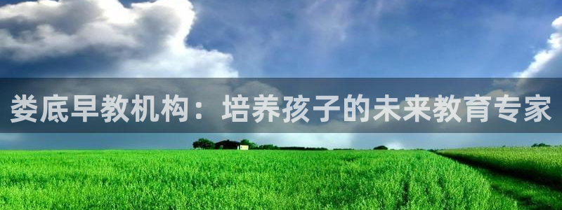 威九国际游戏入口：娄底早教机构：培养孩子的未来教育专家