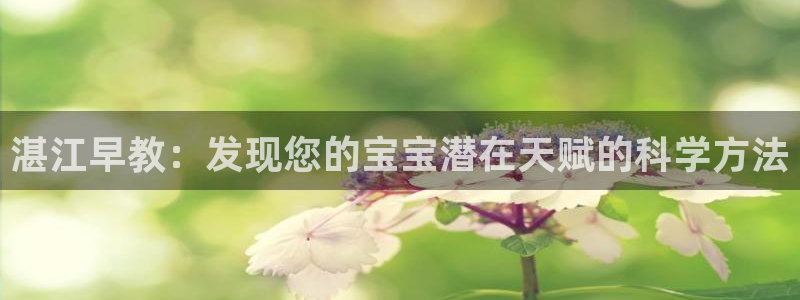威九国际app客服电话多少:湛江早教:发现您的宝宝潜在天赋的科学方法