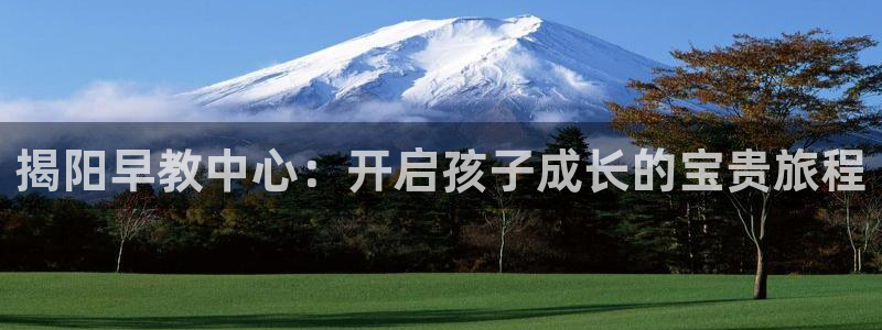 威九国际78mb游戏：揭阳早教中心：开启孩子成长的宝贵旅程