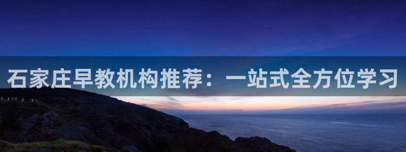 威九国际的金融服务怎么样:石家庄早教机构推荐:一站式全方位学习
