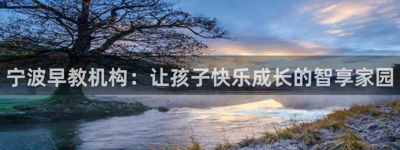 威九国际免费游戏:宁波早教机构:让孩子快乐成长的智享家园